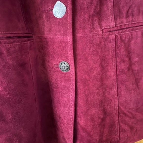 Cranberry leather/suede new jacket - Picture 14 of 14